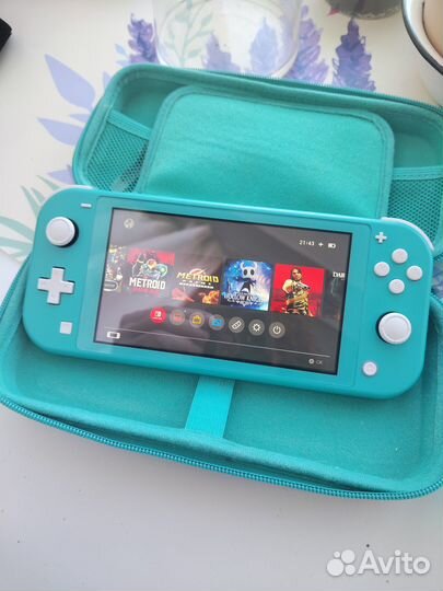 Nintendo Switch lite прошитая 128gb