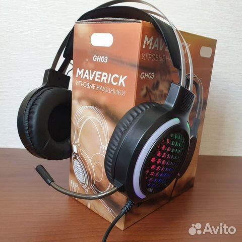 Игровая гарнитура с микрофоном и подсветкой GH03