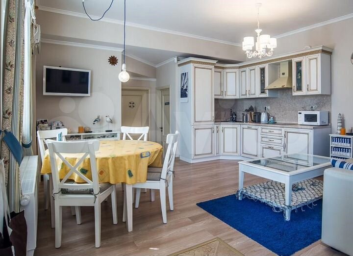 1-к. апартаменты, 41,5 м², 1/3 эт.