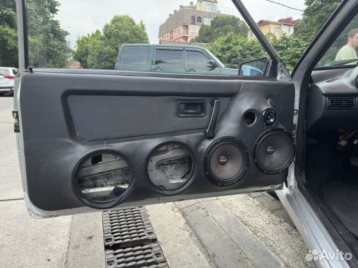 Дверные карты ваз 2108-2113 4х20 2 рупора