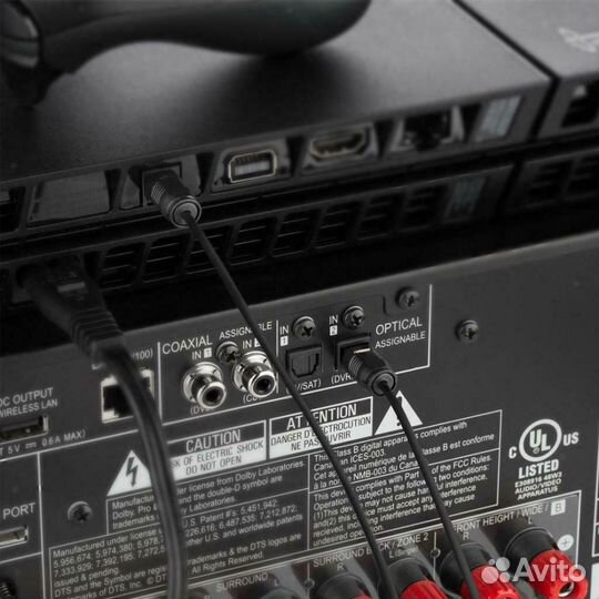 Сплиттер тройник spdif TosLink с кабелем