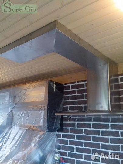 Короб для вытяжки декоративный/ Вытяжка короб