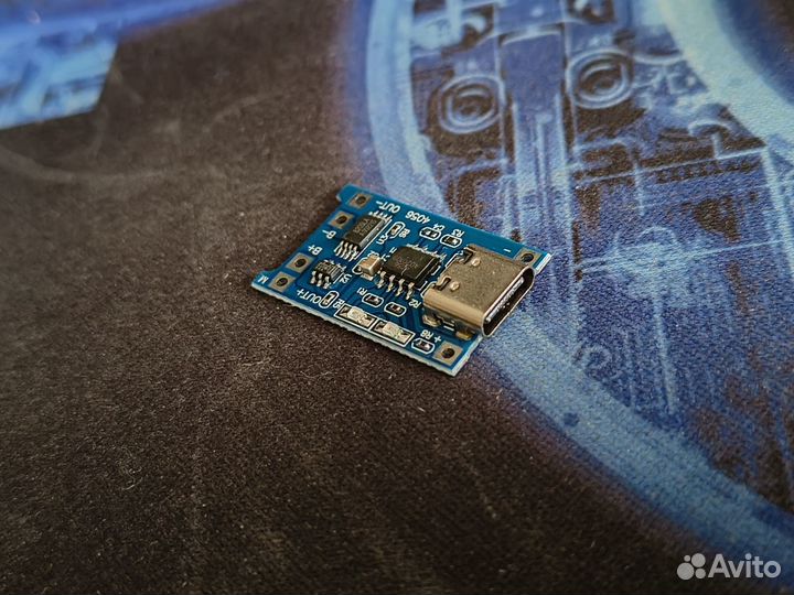 Контроллер для li-ion 18650 bms 1s usb type c