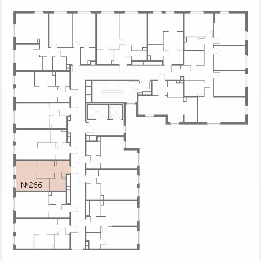 Апартаменты-студия, 26,7 м², 2/17 эт.