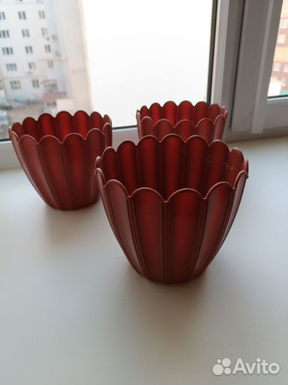 Горшки для цветов пластиковые