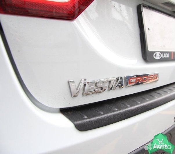 Накладка заднего бампера Лада Веста кросс