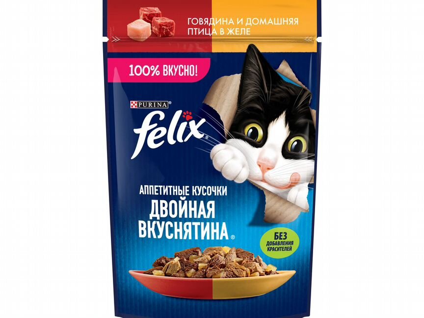 Корм для кошек felix