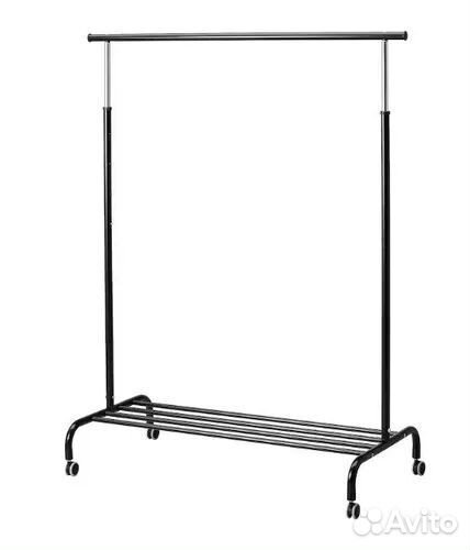 Вешалка напольная IKEA rigga чёрная