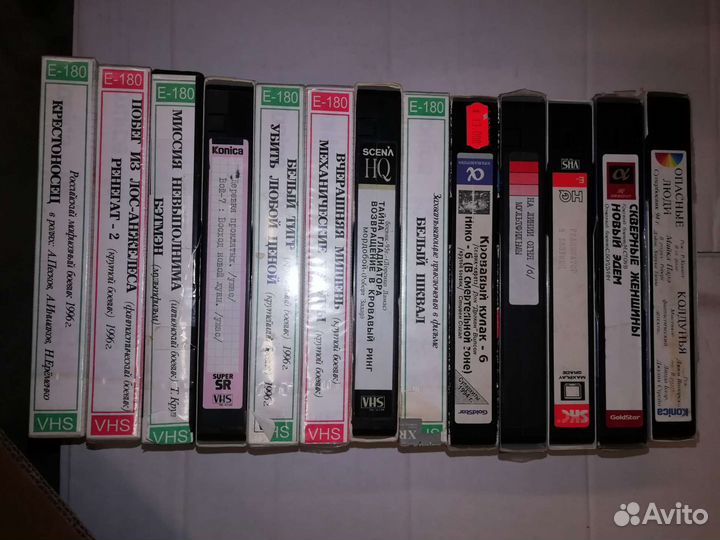 Видео кассеты для видео магнитофона