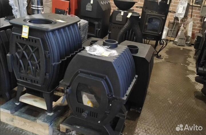 Печь отопительно варочная чугунная