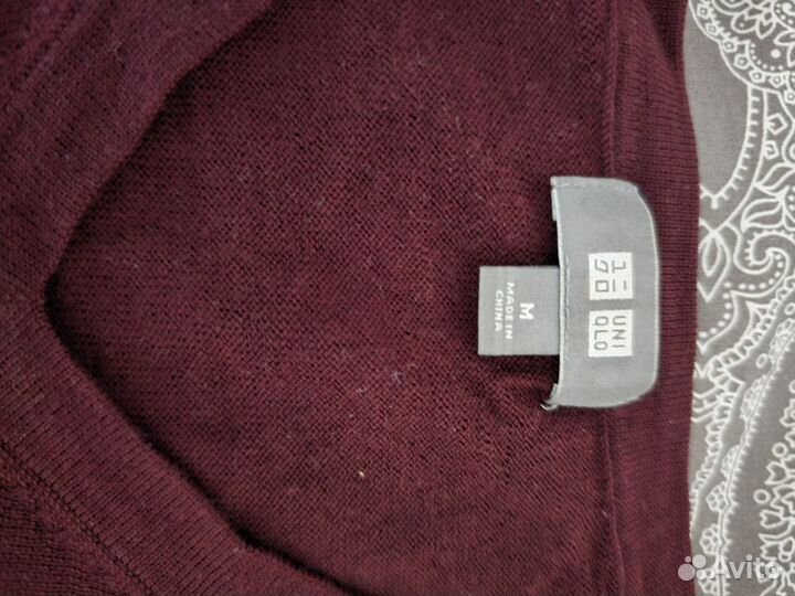 Джемпер Uniqlo шерсть мериноса m