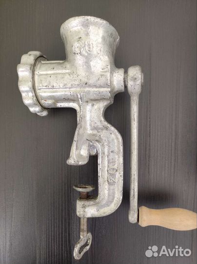 Мясорубка СССР чугунная