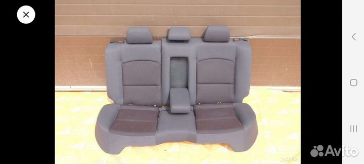 Заднее сидение