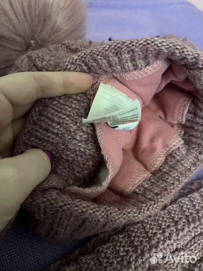 Шапка и снуд размер 50