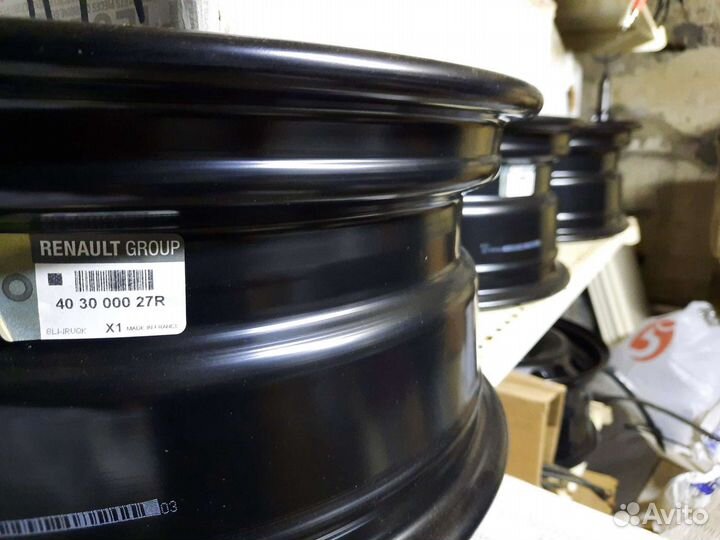 Диск штампованный Renault оригинал R16