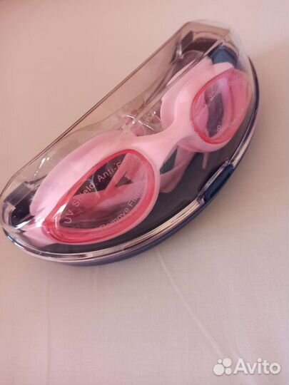 Очки для плавания с застёжкой на затылке