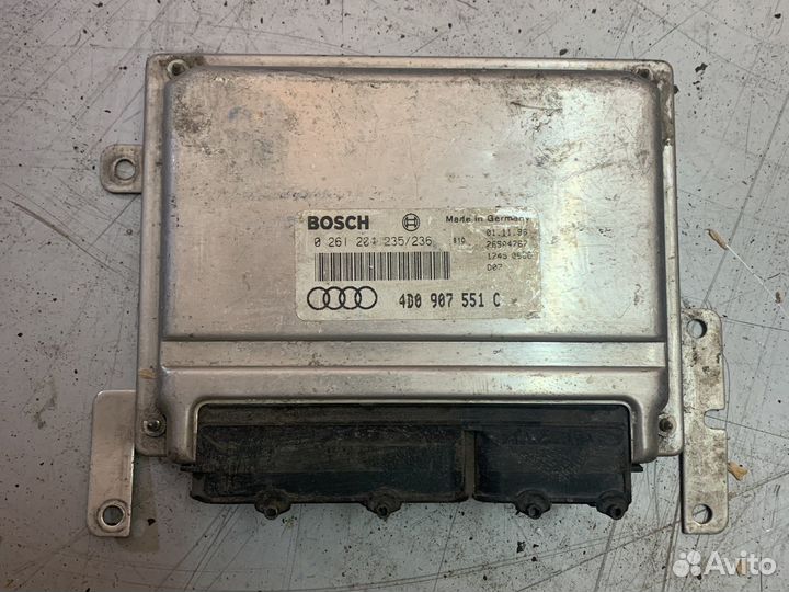 Блок управления двигателем эбу audi а6