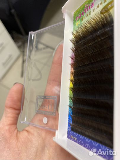 Коричневые ресницы для наращивания