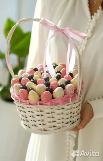 Букет из клубники в шоколаде