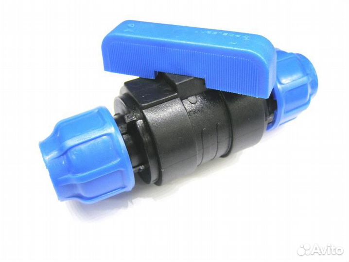 Кран шаровый пнд 32x32 мм компрессионный