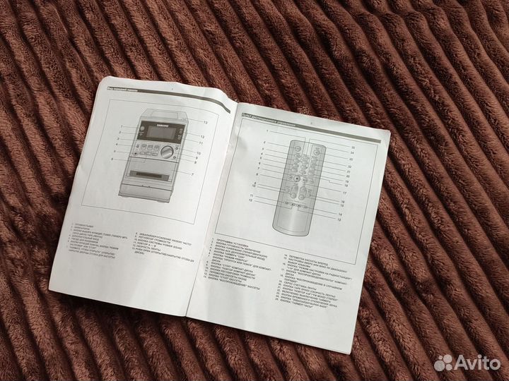 Инструкции Samsung MM-T5 и LG ffh-217