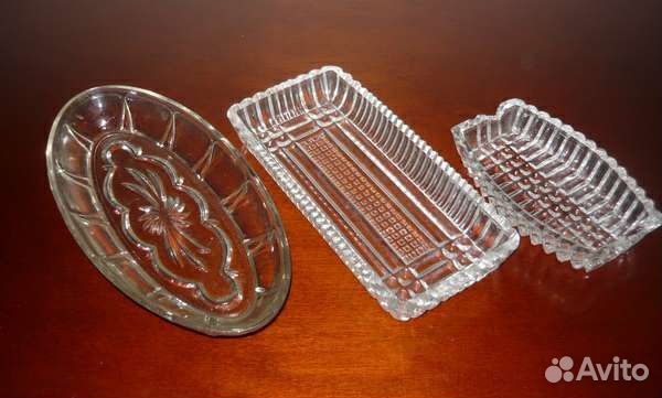 Стеклянная посуда 50-70-е гг. СССР