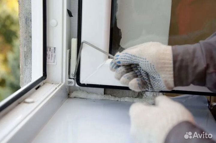 Регулировка окон, замена уплотнителя, ремонт