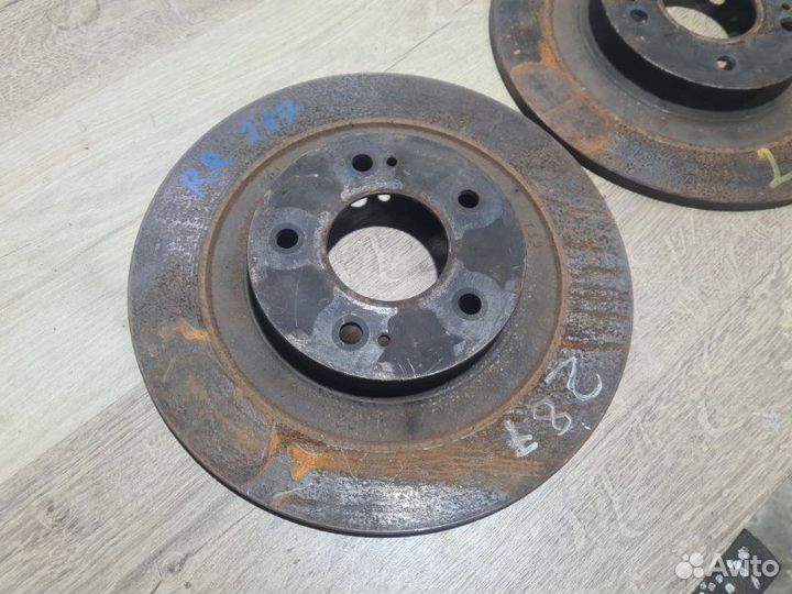 Диск тормозной задний Mitsubishi Outlander GF 2.0