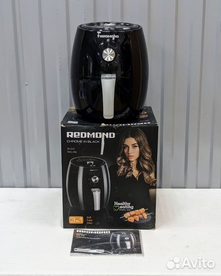 Аэрогриль Redmond 1500 Вт, 3 л, таймер (Новый)