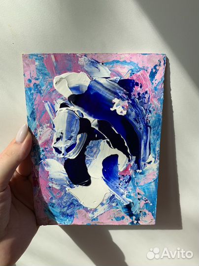 Стильная абстракция интерьерная картина