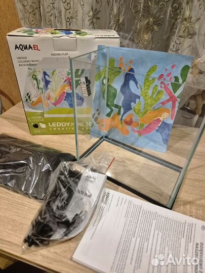 Аквариум aquael leddy mini 13 л (28х15 х30см)