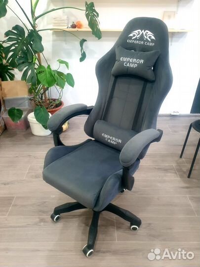 Игровое компьютерное кресло Emperor Camp велюр