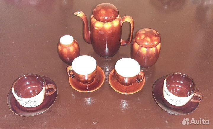 Сервиз кофейный керамика новый