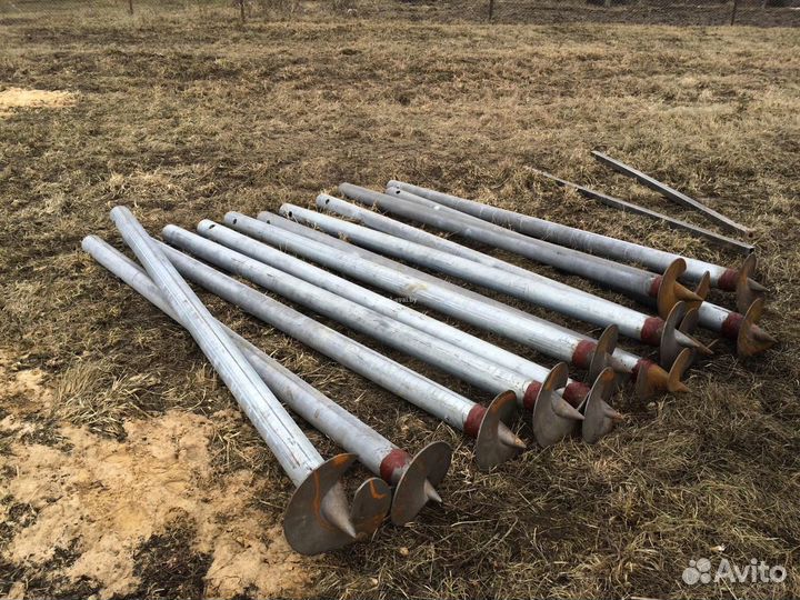 Винтовые сваи для дома