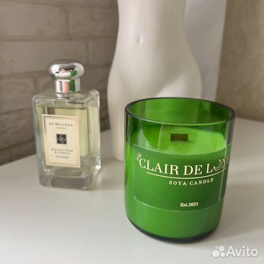 Ароматические соевые свечи ручной работы