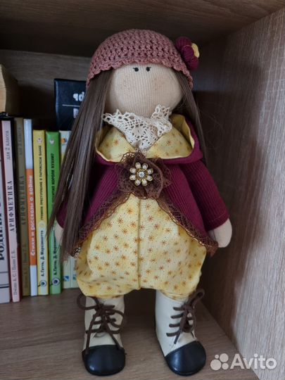 Интерьерная кукла тильда ручной работы