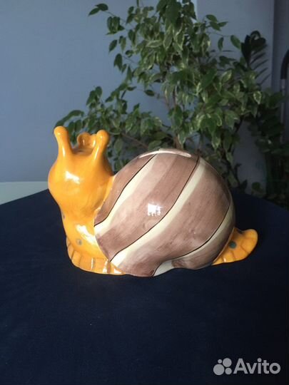 Фигурка Улитка-копилка и канцелярский набор