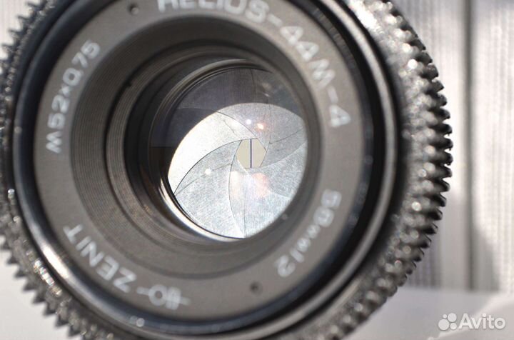 Cine-Mod Гелиос 44м-4 м42 Анаморфотное боке и блик