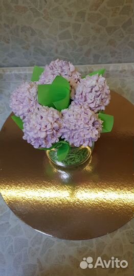 Цветы из зефира