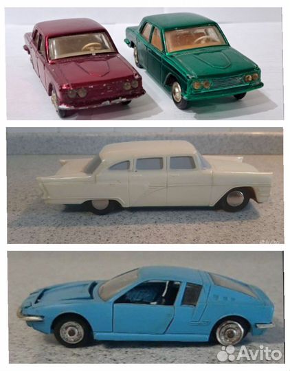 Модели автомобилей СССР. Волга Газ, Чайка13, Матра