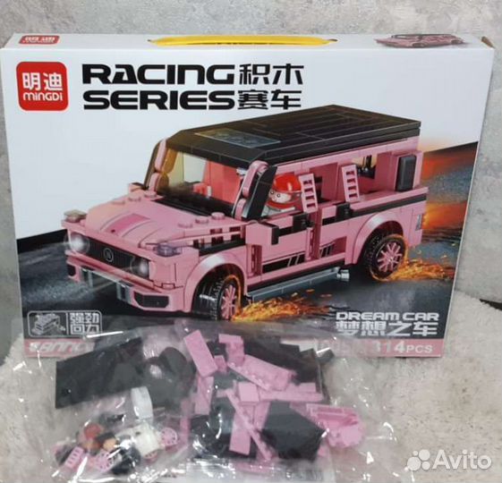 Детский конструктор машина Mini Cooper