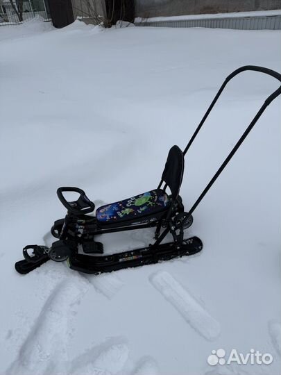 Снегокат с колесами Nika Kids