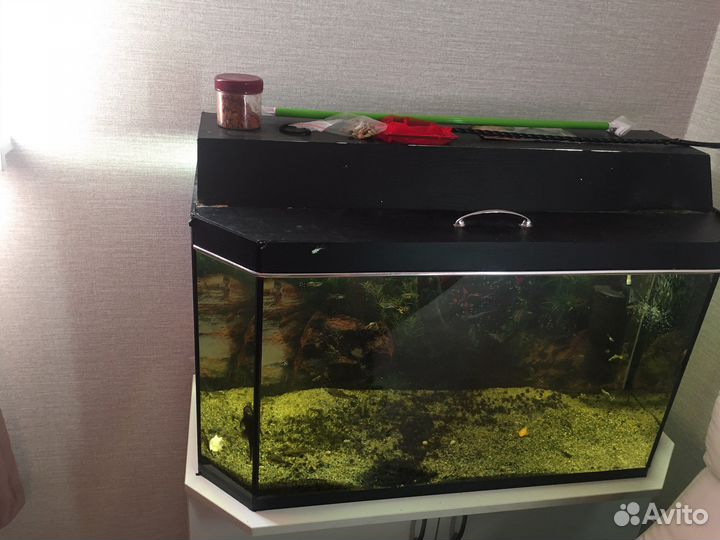 Аквариум с тумбой 100л