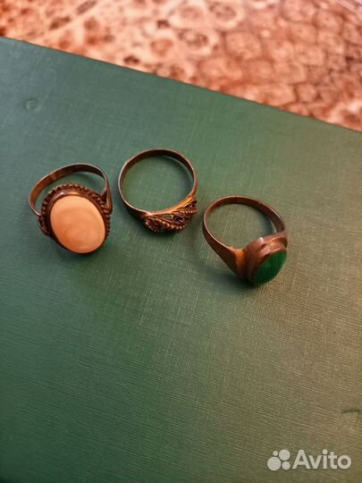 Кольца серебро