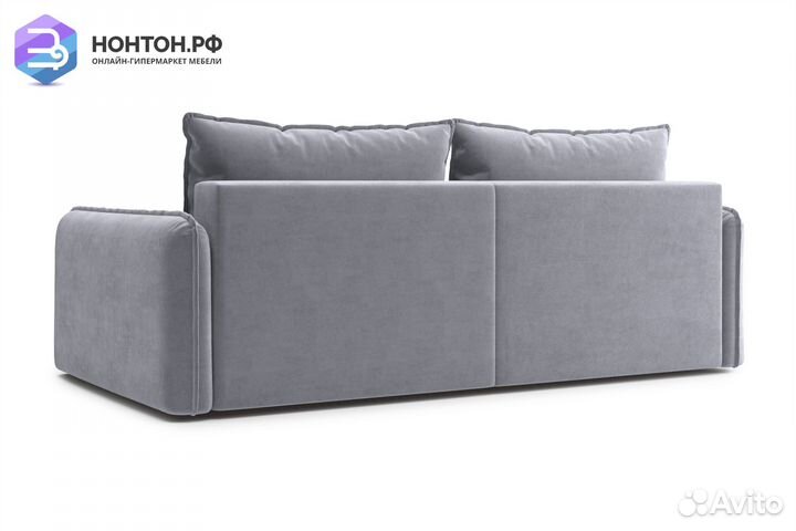 Диван тик-так Антей 3-х местный серый