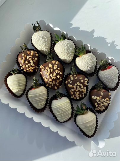 Сладкая клубника в шоколаде