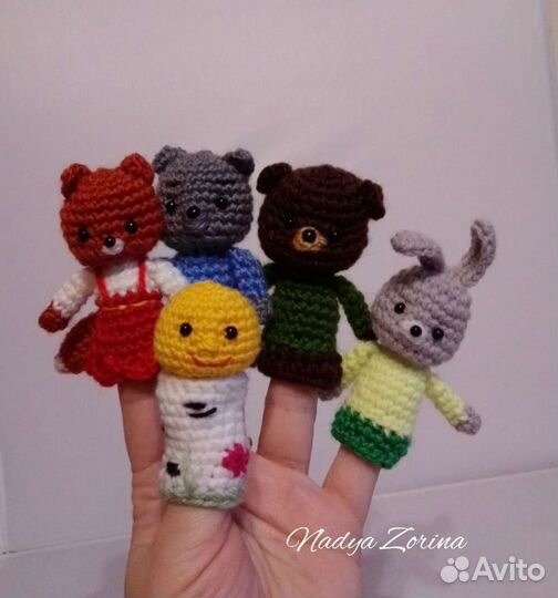 Пальчиковый театр, реквизит для занятий с детьми