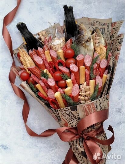 Букет мужчине. Подарок для мужчины Съедобный