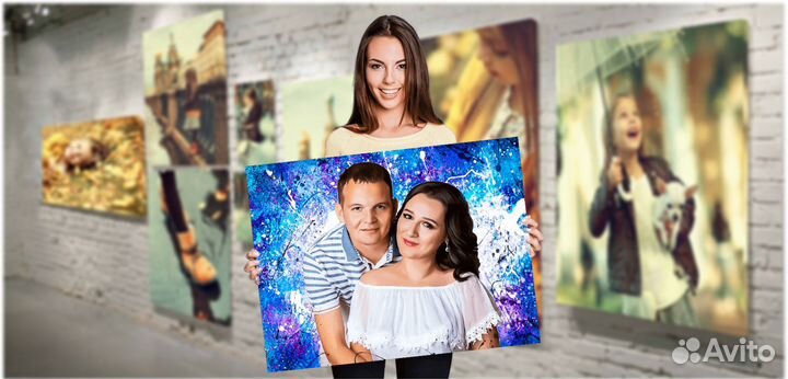 Печать фото на холсте