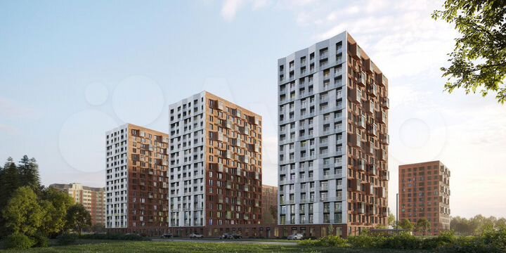 1-к. квартира, 49,4 м², 12/17 эт.